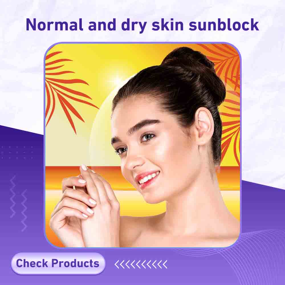 Normal and dry skin sunblock - Berlin Pharmacy