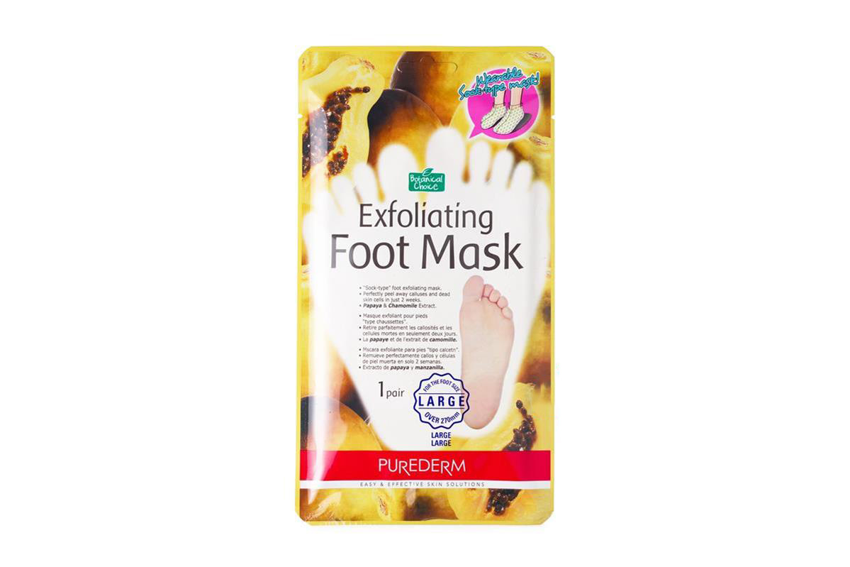 PUREDERM EXFOLIATING FOOT MASK LARGE 1 PAIR PCS - Berlin Pharmacy