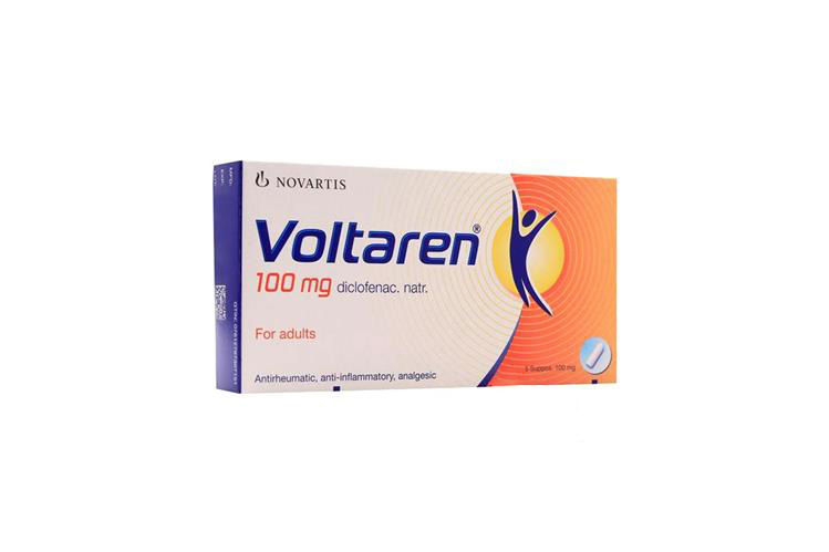 VOLTAREN 100 MG 5 SUPPOSITORIES - Berlin Pharmacy