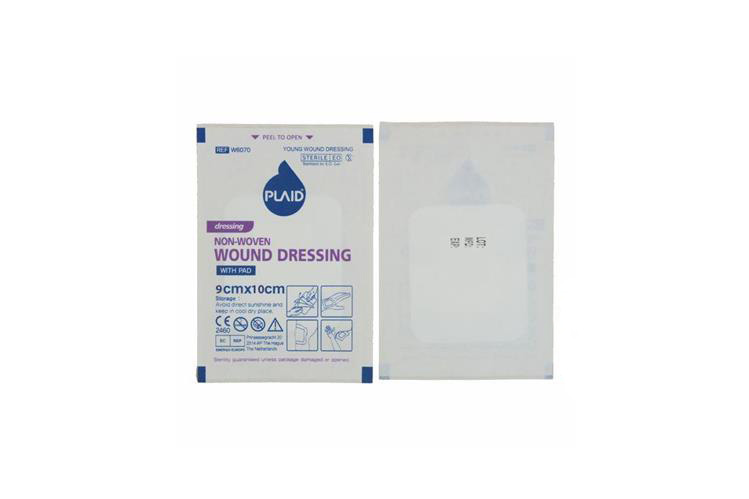 PLAID W DRESSING 9 CMX 10 CM - Berlin Pharmacy