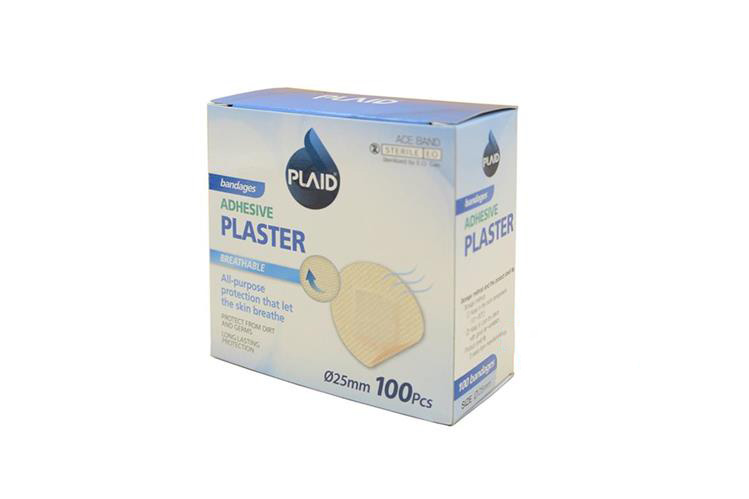 PLAID ADHESIVE PLASTER CIRCLE 100 PCS - Berlin Pharmacy