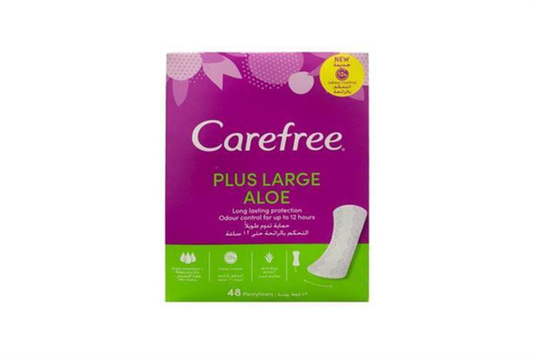 CAREFREE PLUS LARGE ALOE 48 PCS - Berlin Pharmacy