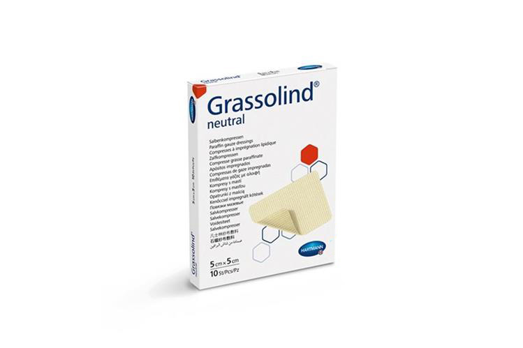 HARTMANN GRASSOLIND NEUTRAL 5CMX5CM 10PCS - Berlin Pharmacy