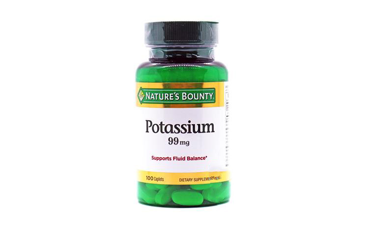 NATURES BOUNTY POTASSIUM 99MG 100 CAPLETS - Berlin Pharmacy