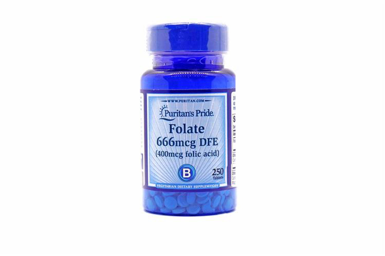 PURITANS PRIDE  FOLIC ACID 400MCG 250 TABLET - Berlin Pharmacy