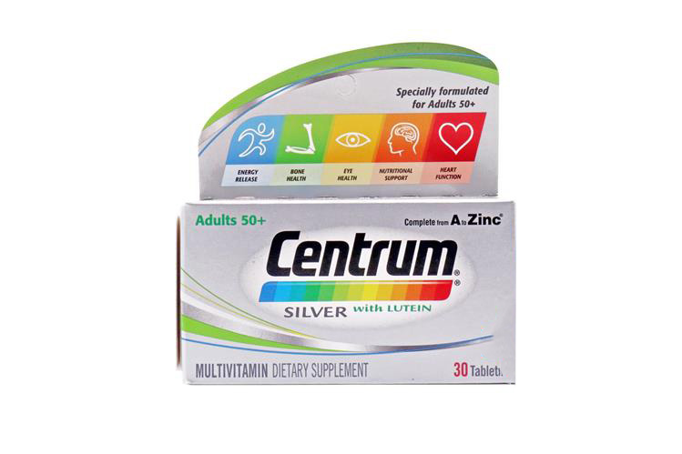 CENTRUM WITH LUTEIN SILVER 30 TABLETS - Berlin Pharmacy