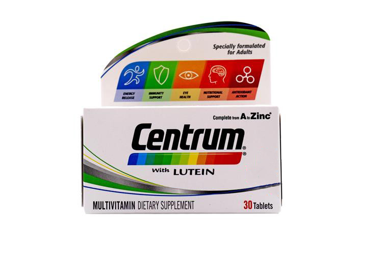 CENTRUM WITH LUTEIN 30 TABLETS - Berlin Pharmacy