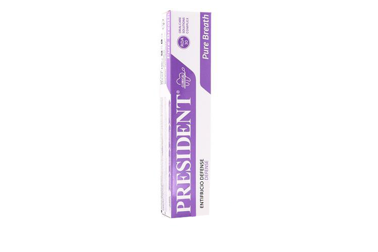 PRESIDENT TOOTHPASTE PURE BREATH 75 ML - Berlin Pharmacy