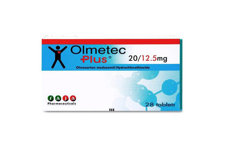 OLMETEC 20 12.5 MG 28 TABLETS - Berlin Pharmacy