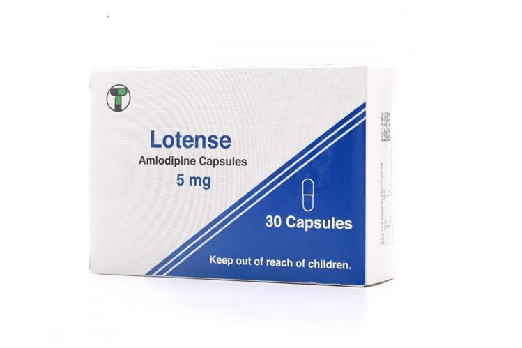 LOTENSE 5 MG 30 CAPSULES - Berlin Pharmacy