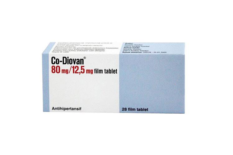 CO DIOVAN 80 MG 12.5 MG 28 TABLETS - Berlin Pharmacy