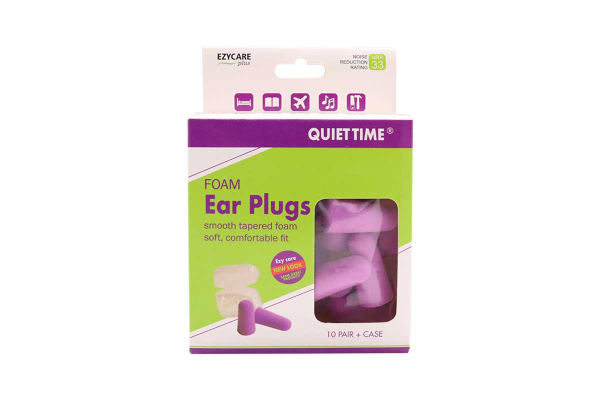 EZYCARE QUIET TIME FOAM EAR PLUGS 10800 - Berlin Pharmacy