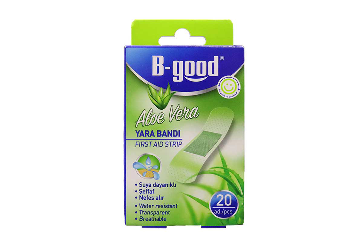 B GOOD ALOE VERA FIRST AID STRIP 20 PCS - Berlin Pharmacy