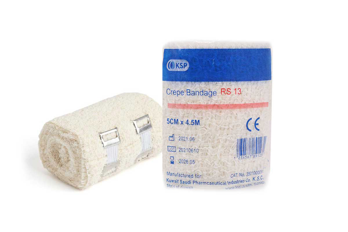 KSP CREPE BANDAGE RS13 5CM X 4.5M - Berlin Pharmacy