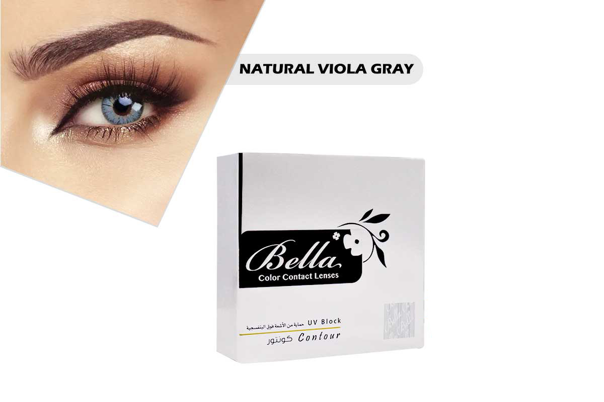 BELLA COLOR CONTACT LENSES NATURAL VIOLA GRAY - Berlin Pharmacy