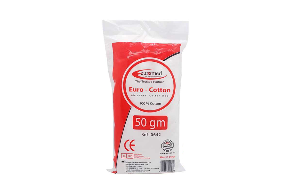 EUROMED EURO COTTON 50 GM - Berlin Pharmacy