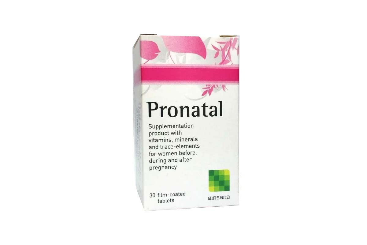 GINSANA PRONATAL 30 TABLETS - Berlin Pharmacy