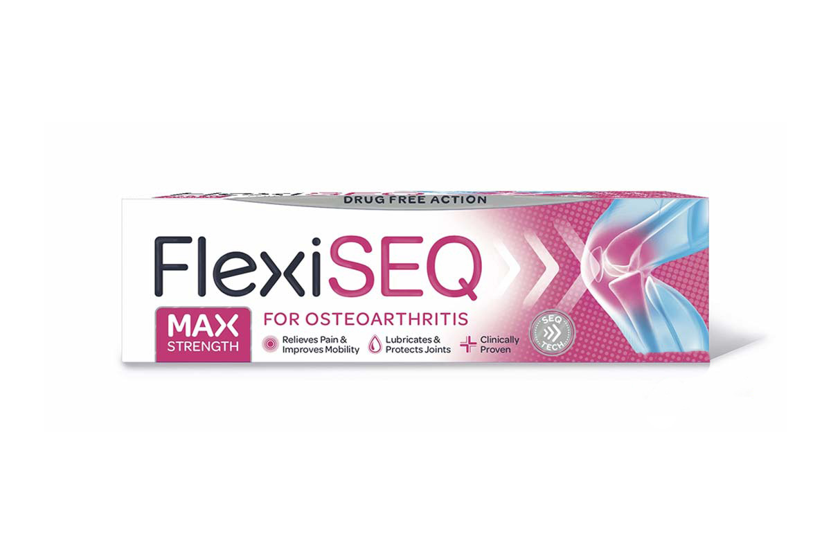 FLEXISEQ MAX STRENGTH FOR OSTEOARTHRITIS GEL 50GM - Berlin Pharmacy