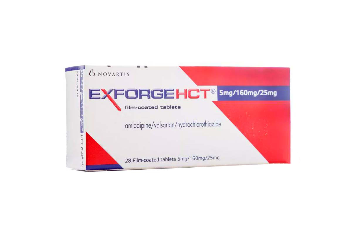 EXFORGE HCT 5 MG 160 MG 25 MG 28 TABLETS - Berlin Pharmacy