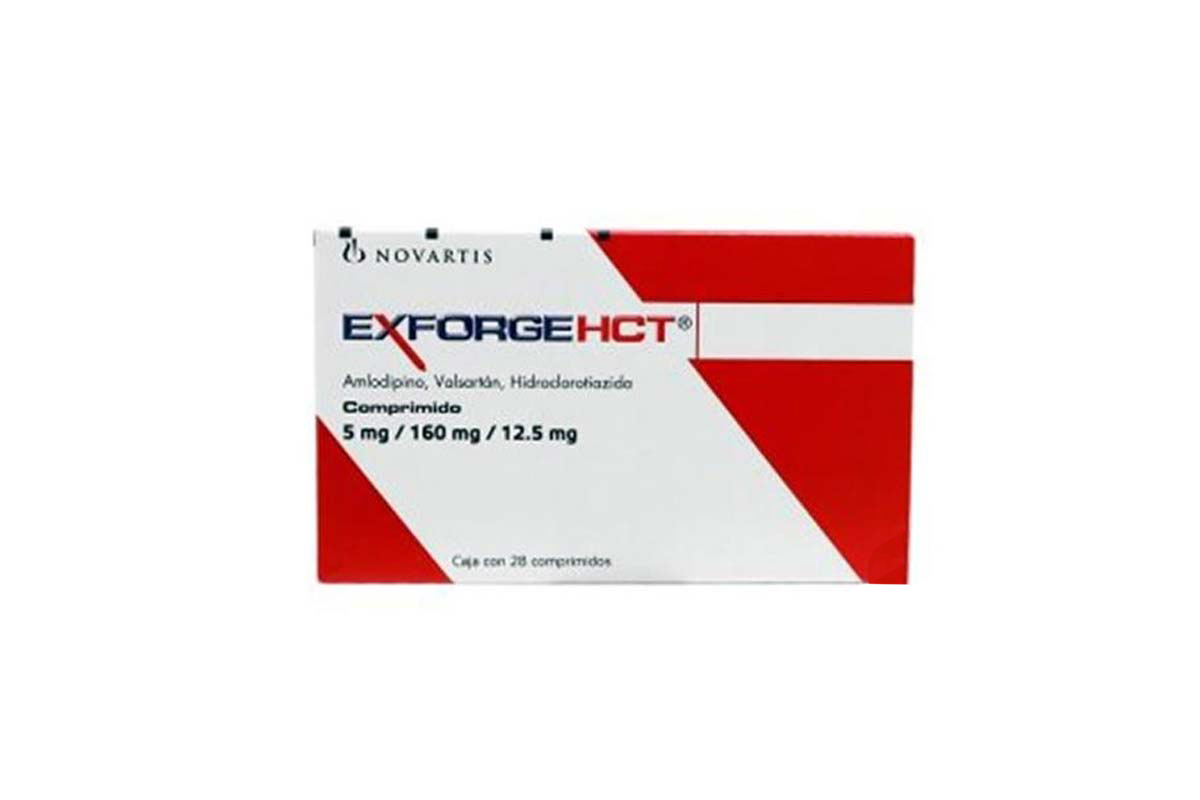 EXFORGE HCT 5MG / 160 MG / 12.5 MG 28TAB - Berlin Pharmacy