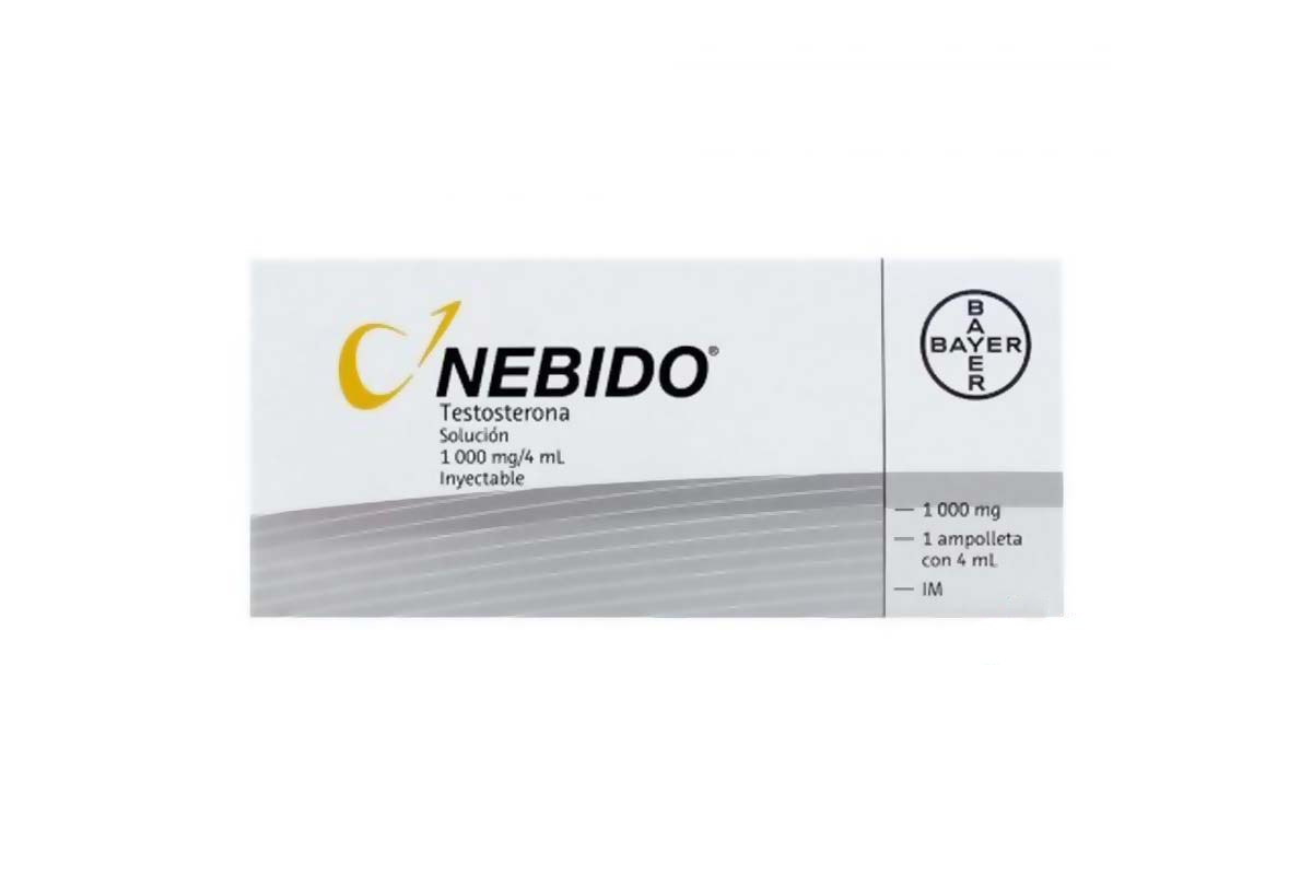 NEBIDO 1000MG 4ML SOLUTION FOR INJECTION 1 VIAL - Berlin Pharmacy