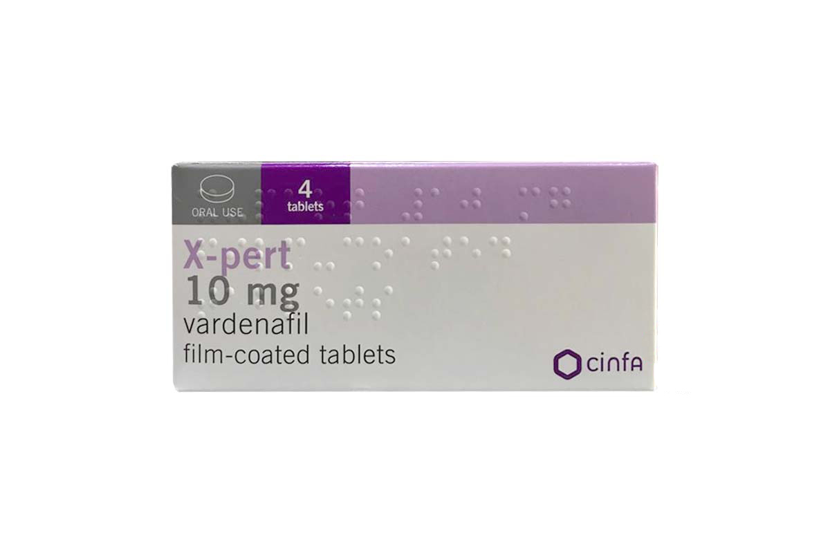 X PERT 10MG 4 TABLETS - Berlin Pharmacy