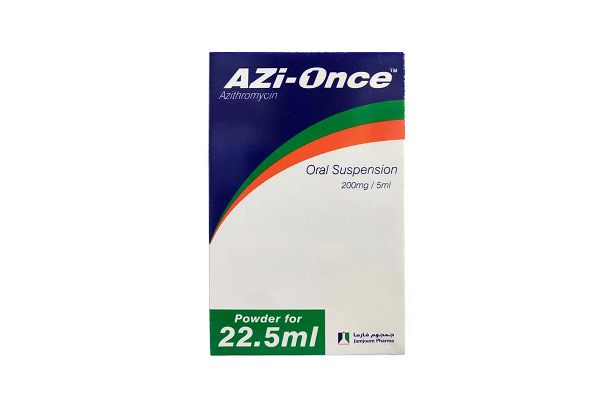 AZI ONCE SUSPENSION 200MG 5ML 22.5ML - Berlin Pharmacy