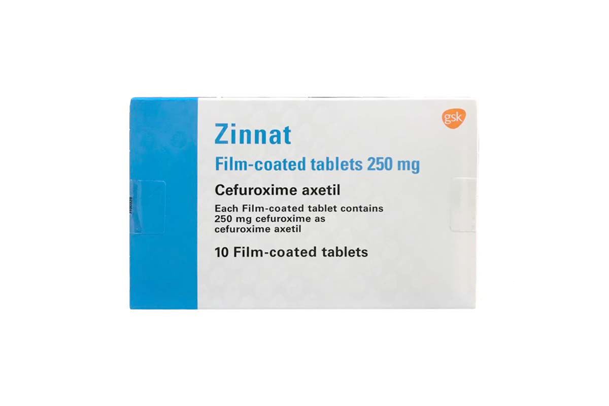 ZINNAT 250 MG 10 TABLETS - Berlin Pharmacy