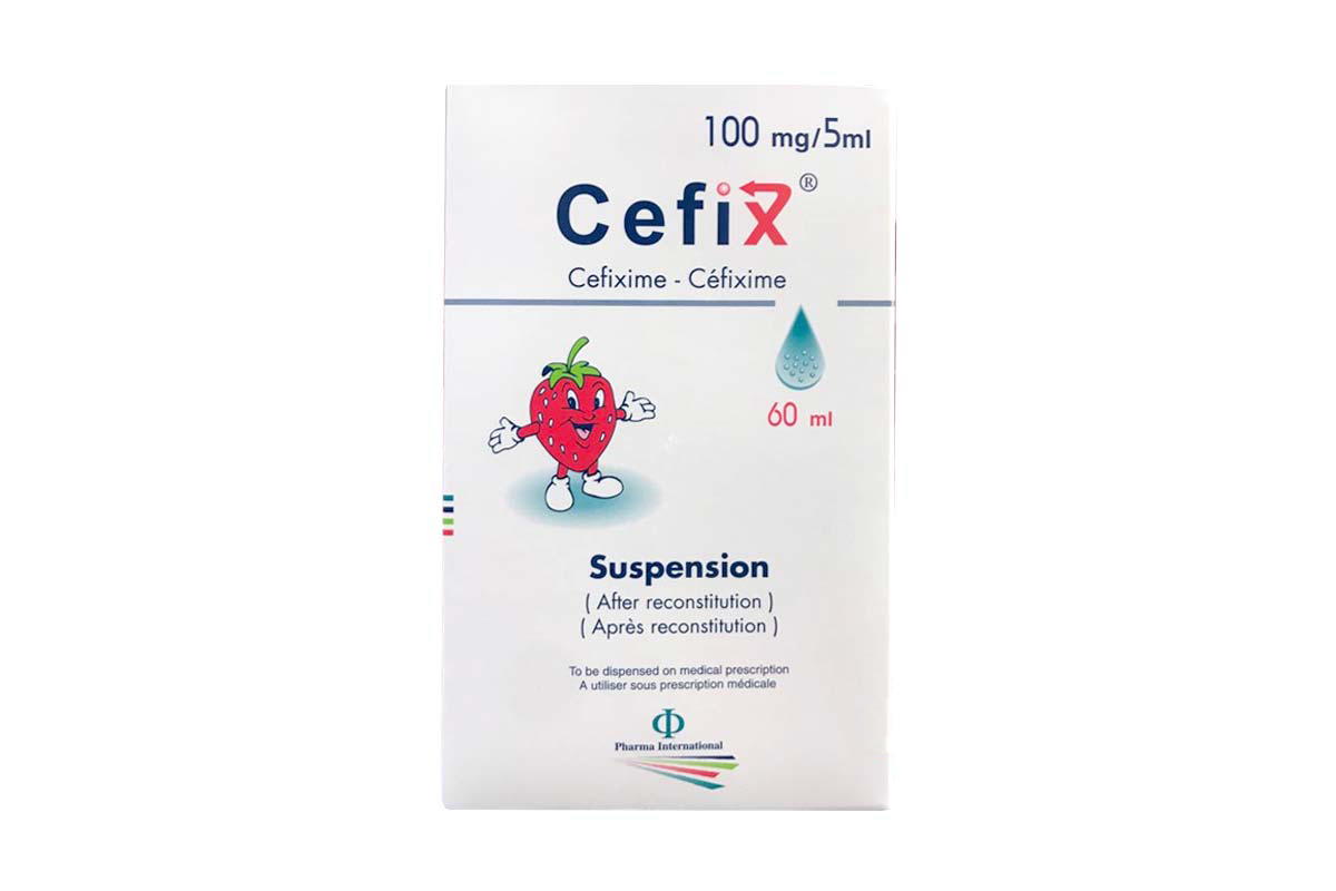 CEFIX SUSPENSION 100MG 5ML 60 ML - Berlin Pharmacy