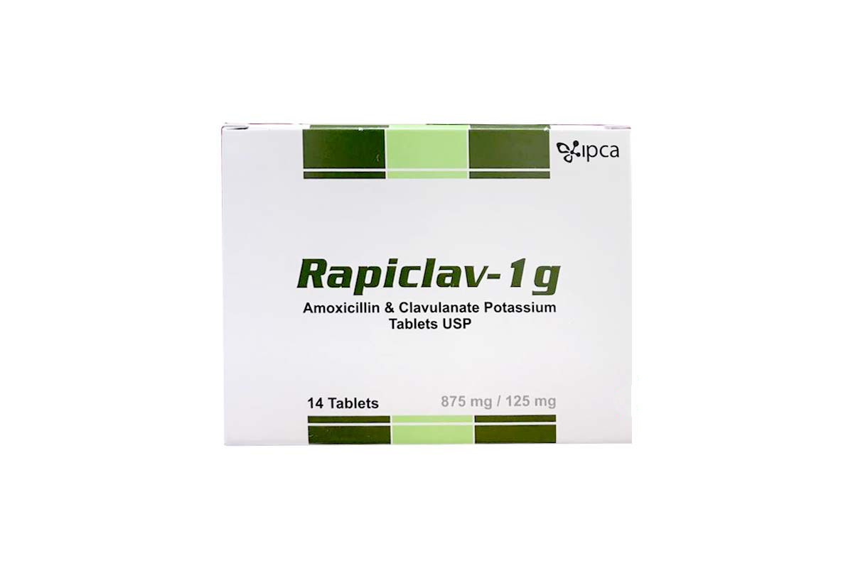 RAPICLAV 1GM 14 TABLETS - Berlin Pharmacy