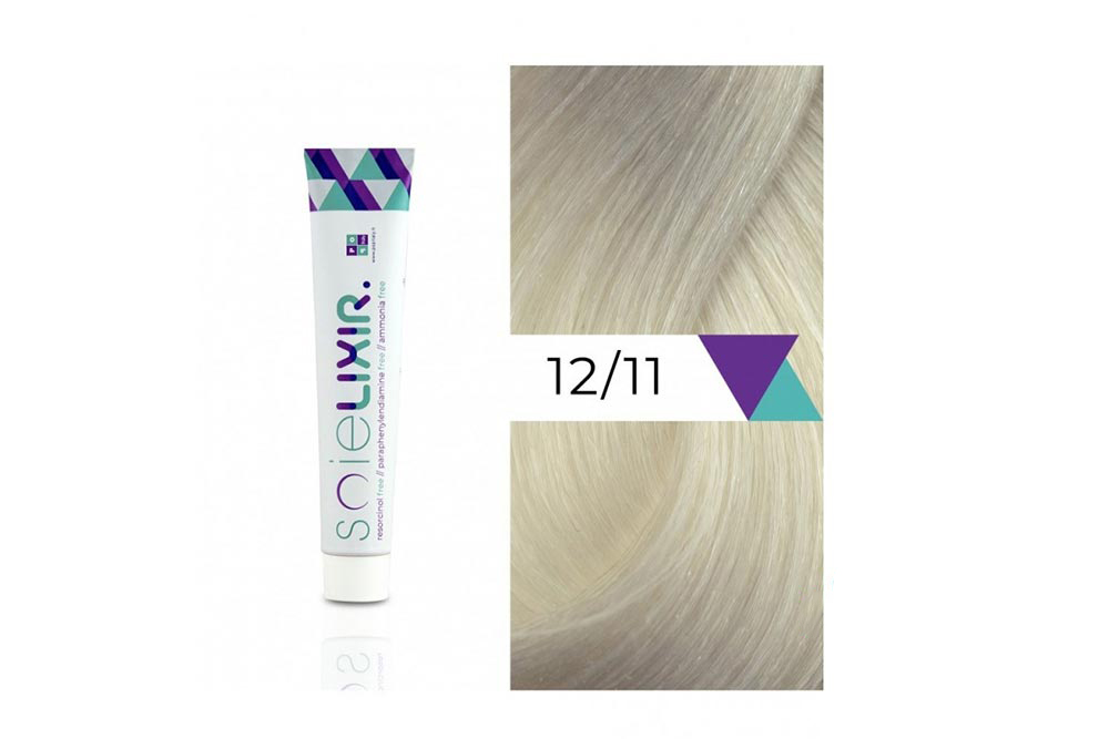 SOIELIXIR AMMONIA FREE HAIR COLOR 12/11 EXTRA LIGHT BLONDE INTENSE ASH 100 ML - Berlin Pharmacy