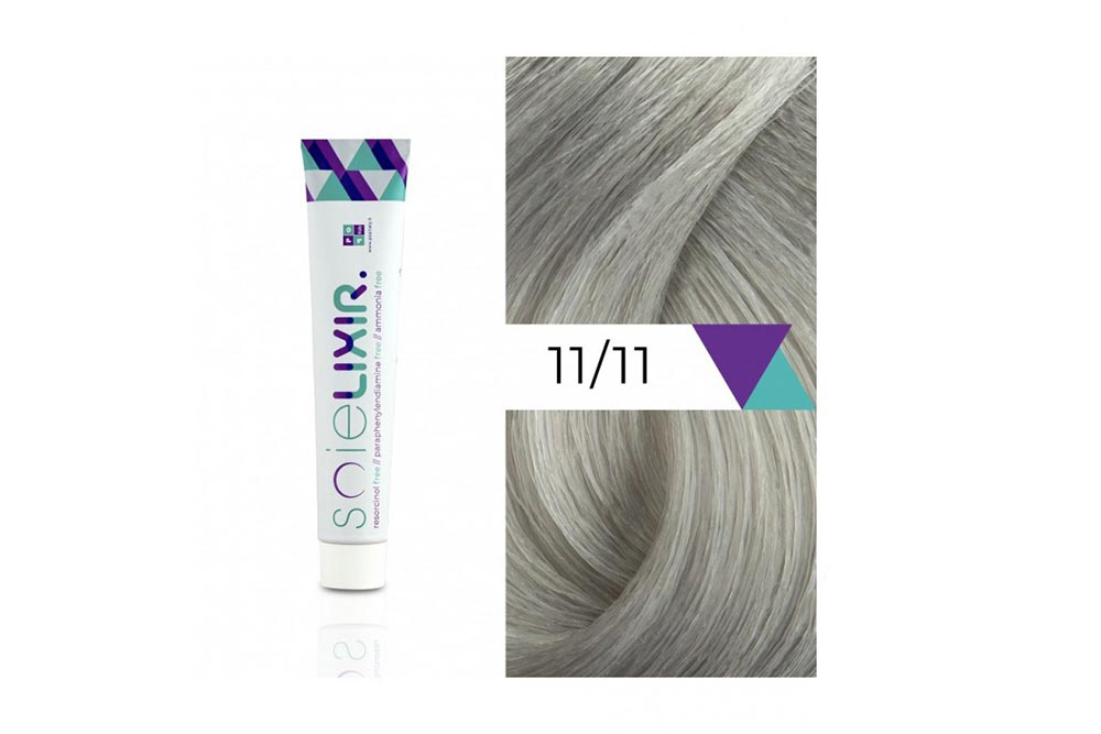 SOIELIXIR AMMONIA FREE HAIR COLOR 11/11 VERY LIGHT BLONDE SUPERLIGHTENER 100 ML - Berlin Pharmacy