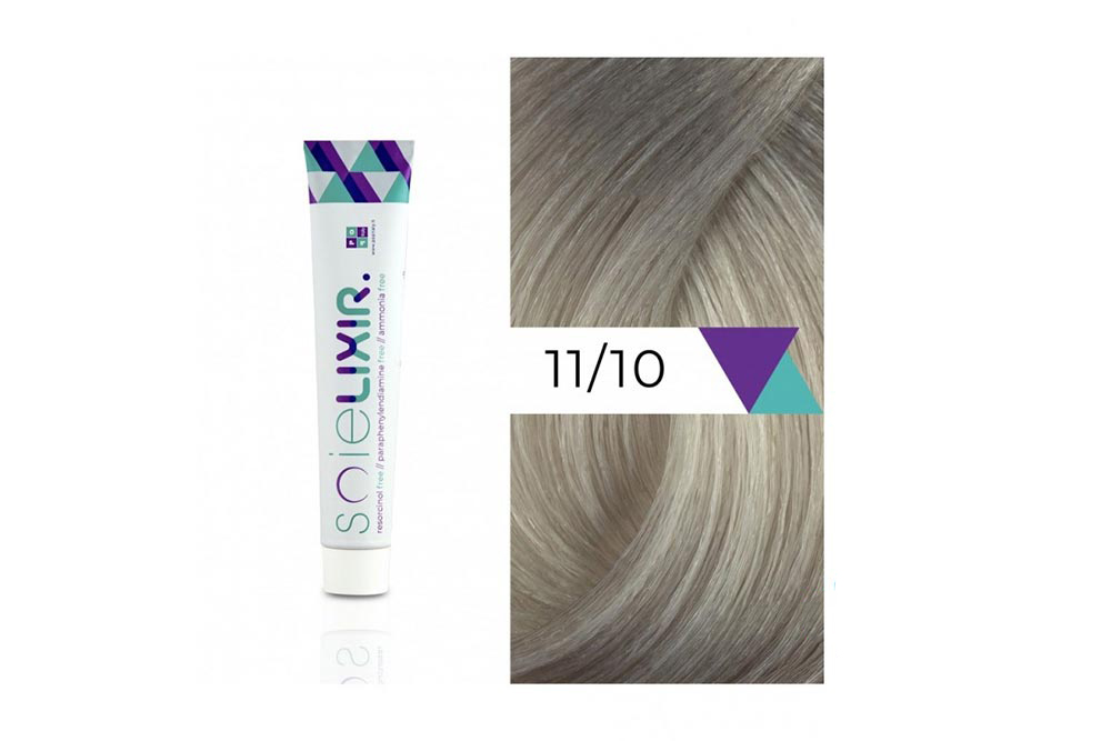 SOIELIXIR AMMONIA FREE HAIR COLOR 11/10 SUPER PLATINUM BLONDE ASH 100 ML - Berlin Pharmacy