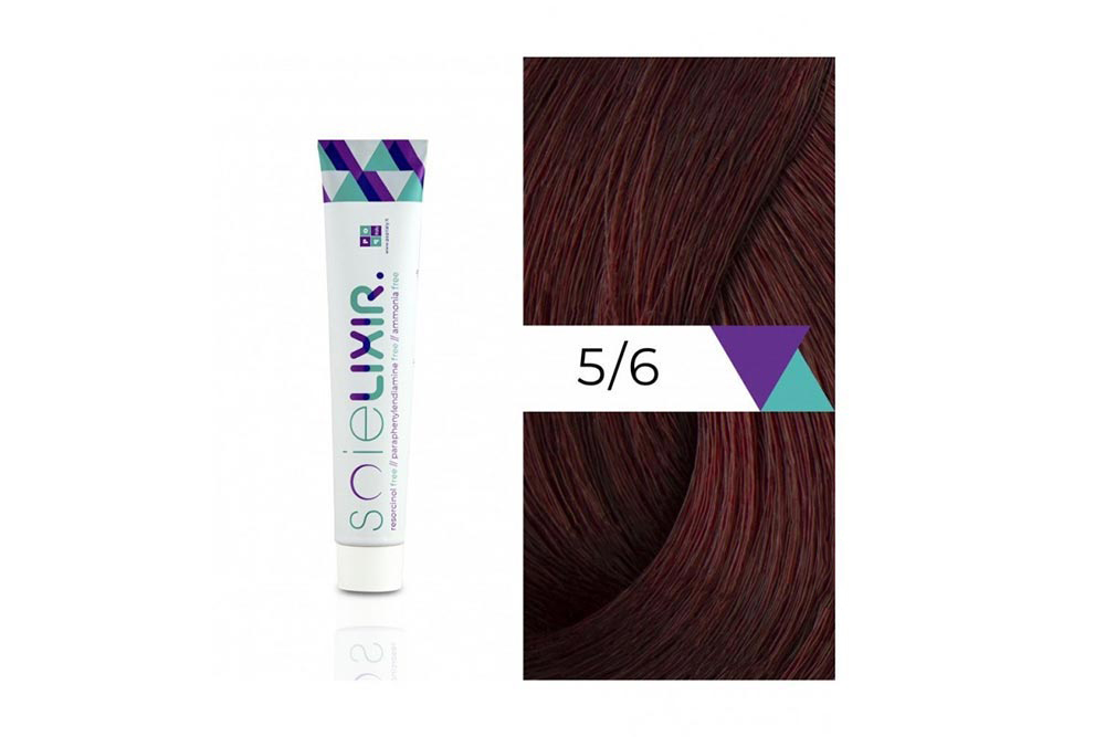 SOIELIXIR AMMONIA FREE HAIR COLOR 5/6 LIGHT RED BROWN 100 ML - Berlin Pharmacy