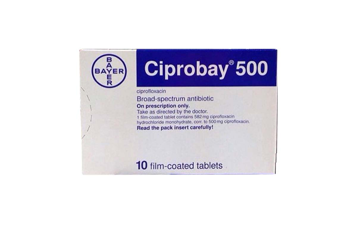 CIPROBAY 500MG TABLETS 10 TAB - Berlin Pharmacy