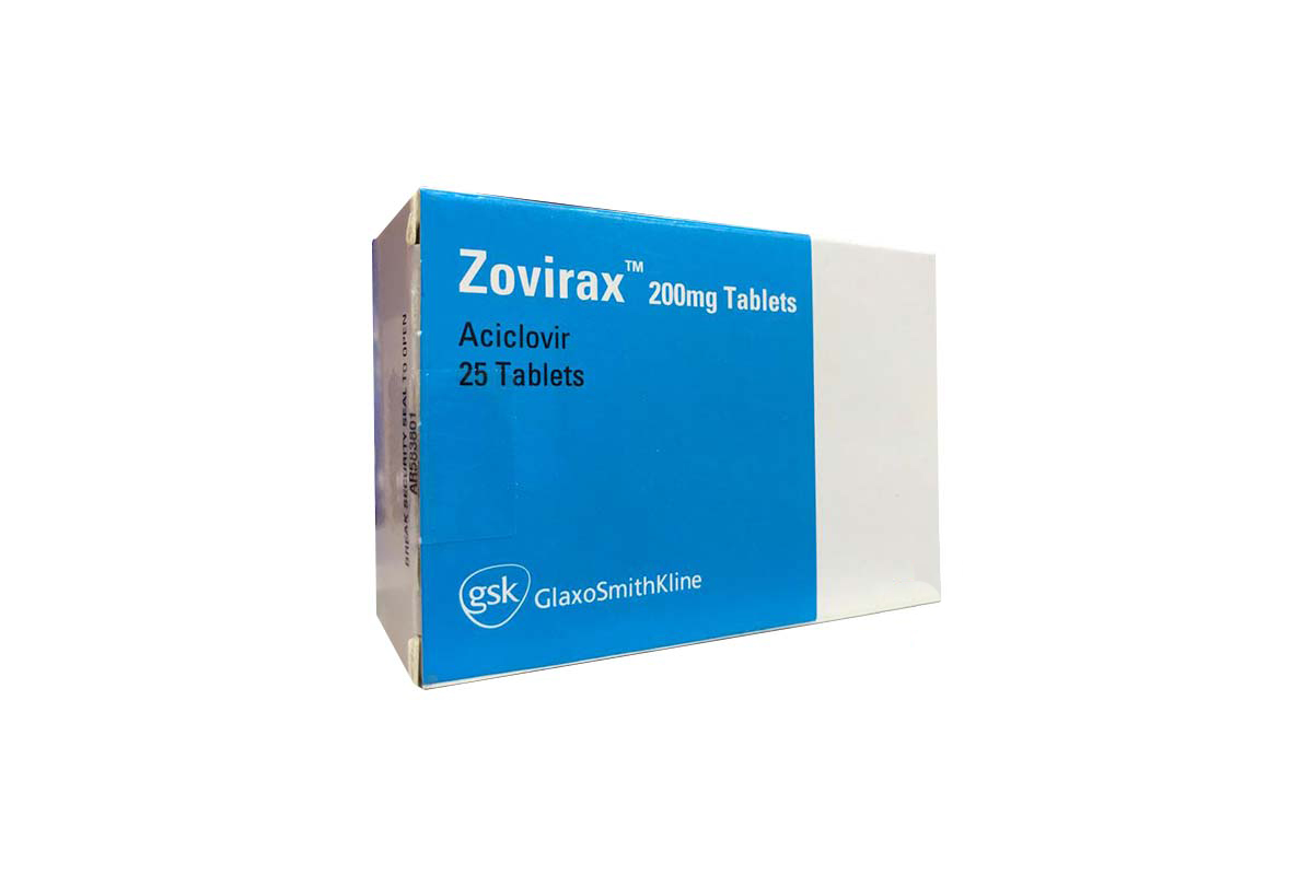 ZOVIRAX TABLETS 200MG 25 TAB - Berlin Pharmacy