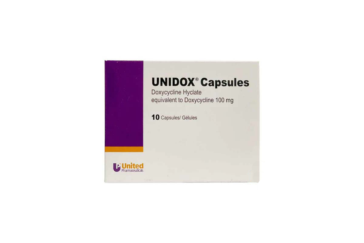 UNIDOX CAPSULES 100MG 10 CAP - Berlin Pharmacy