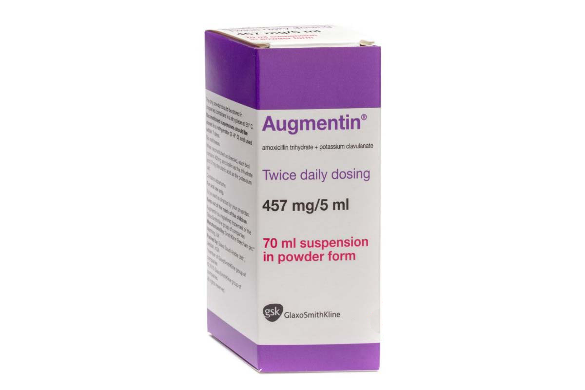 AUGMENTIN SUSP 457MG/5ML 70 ML - Berlin Pharmacy