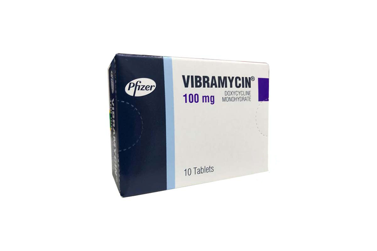 VIBRAMYCIN CAPSULES 100MG 10 TABS - Berlin Pharmacy