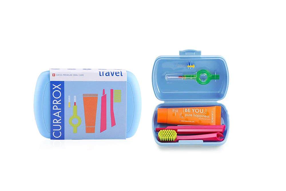 CURAPROX TRAVEL SET 10 ML BE YOU TOOTHPASTE BLUE - Berlin Pharmacy