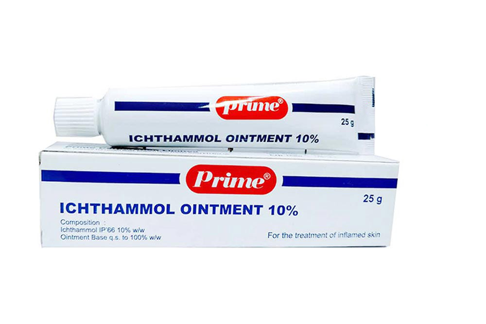 PRIME ICHTHAMMOL OINTMENT 10% 25 GM - Berlin Pharmacy