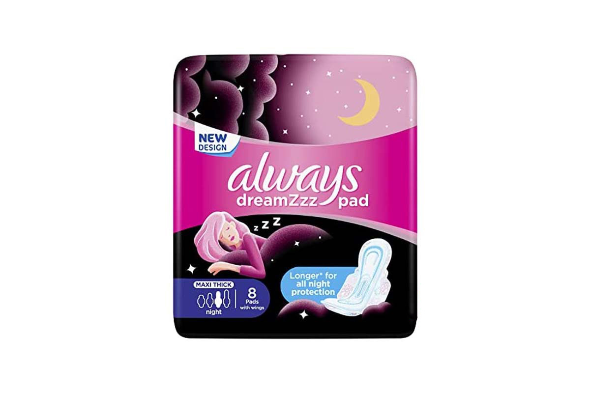 ALWAYS DREAMZZZ MAXI THICK NIGHT LONGER PINK 8 PADS - Berlin Pharmacy