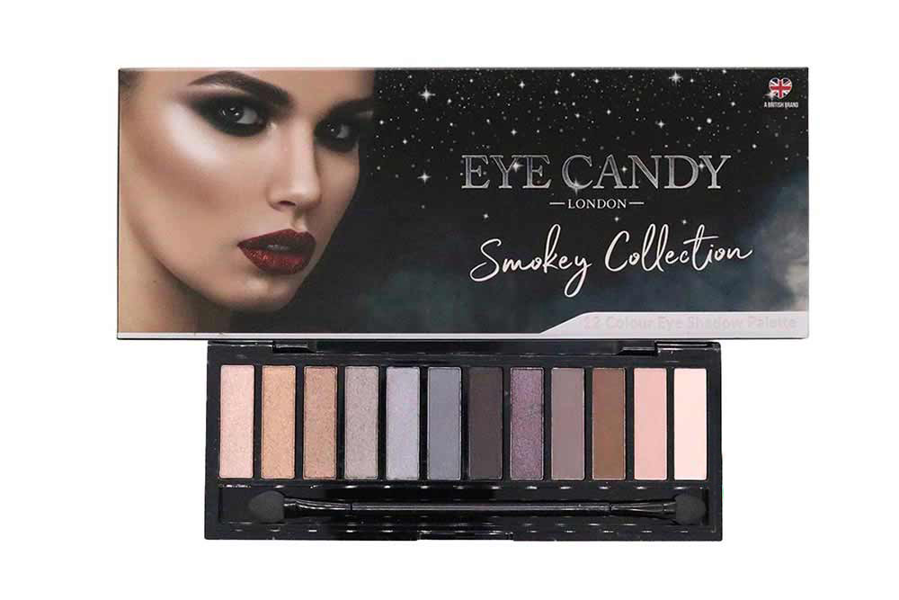 EYE CANDY SMOKEY COLLECTION 12 COLOUR EYE SHADOW - Berlin Pharmacy