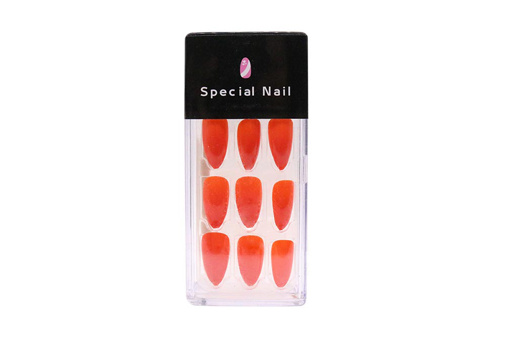 PRIMED SPECIAL FAKE NAILS COLOR BROWN ORANGE - Berlin Pharmacy