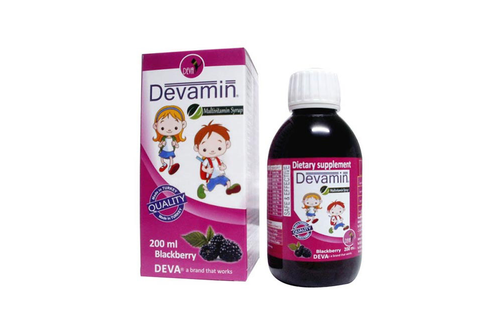 DEVAMIN MULTIVITAMIN SYRUP 200 ML - Berlin Pharmacy