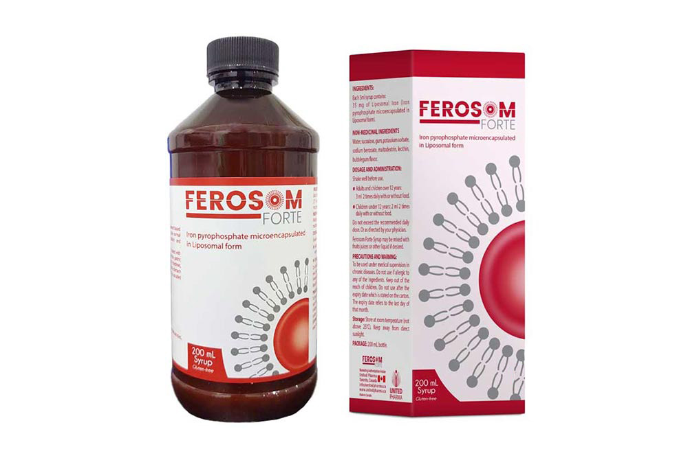 FEROSOM FORTE SYRUP 200 ML - Berlin Pharmacy