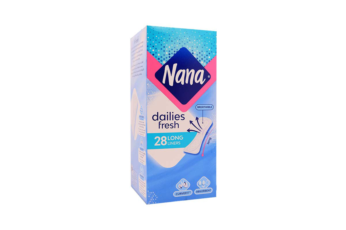 NANA DAILY FRESH LONG 28 PADS - Berlin Pharmacy