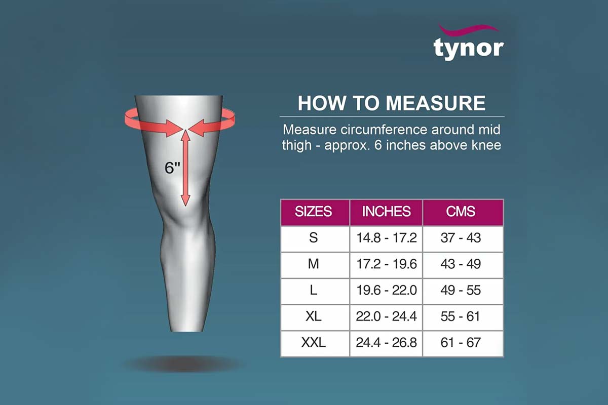 تاينور جوارب ضغط منتصف الفخذ مقاس وسط I 15 - صيدلية برلين