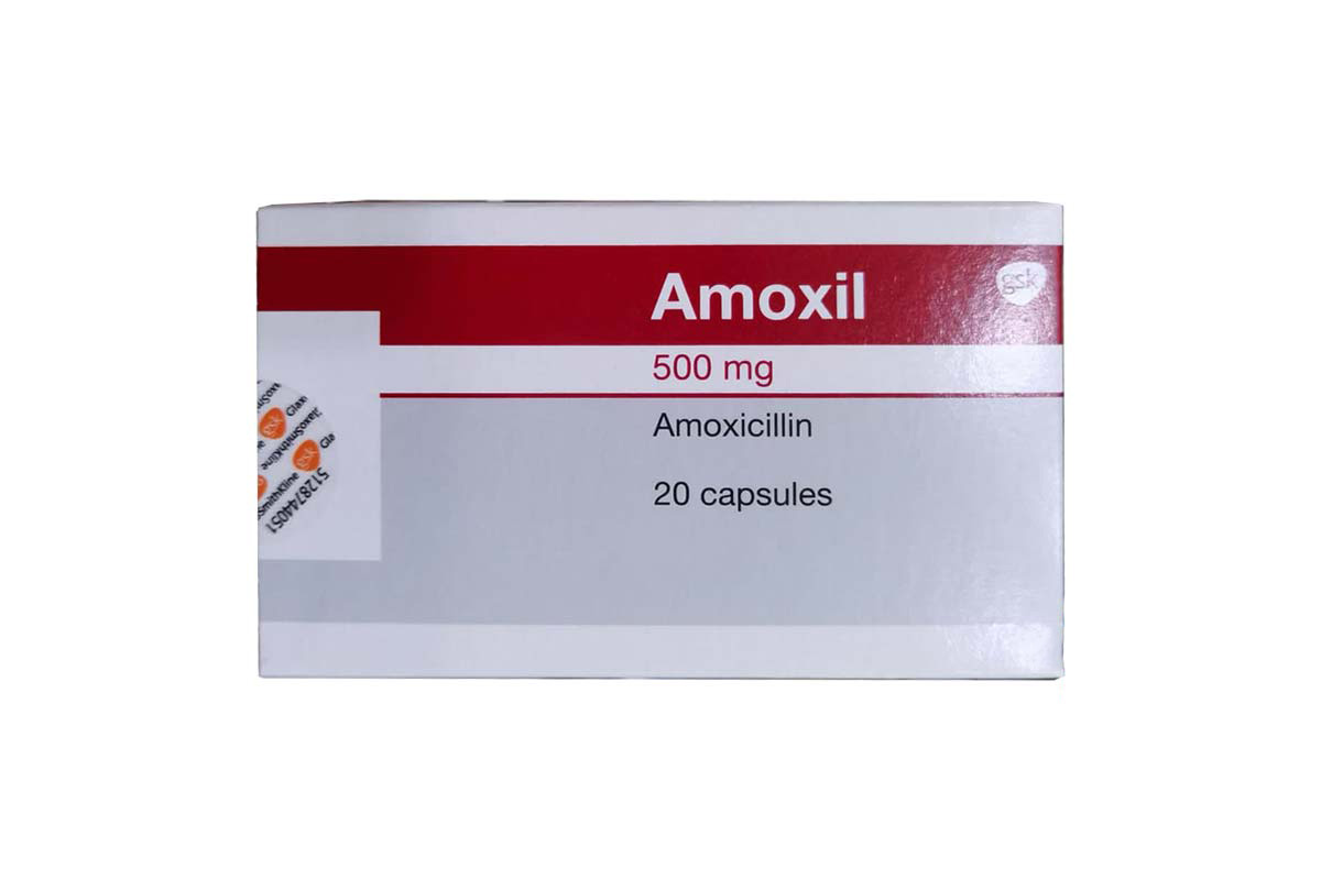 AMOXIL 500 MG 20 CAPSULES - Berlin Pharmacy