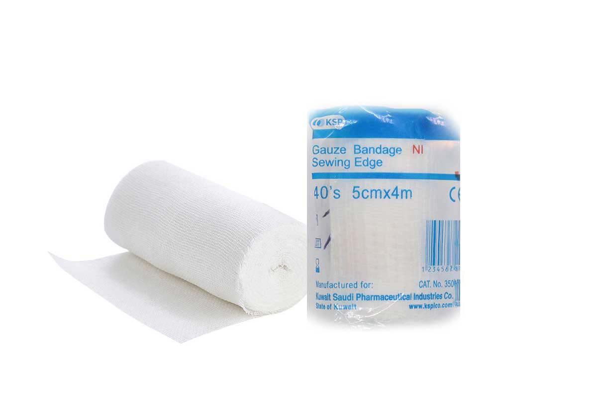 KSP GAUZE BANDAGE NI 5CM X 4M - Berlin Pharmacy